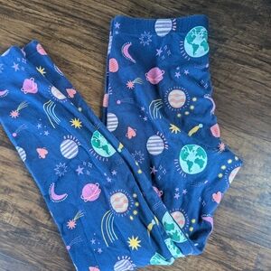 Cat & Jack Navy Leggings with Yellow Star